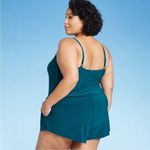 Aqua Green  Swim Romper. High neck size 26 W.  NWT Photo 1