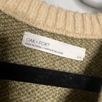 Oak + Fort Olive Green Plaid Crew Neck Sweater Small Photo 2