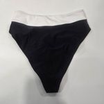 LPA  Foster High Waist Bottom in Black & White Photo 5
