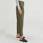 NWT EDWIN Jeans Isla Olive Green
Pleated Barrel Leg Trouser
Pant Sz 29 $208 Green Photo 2