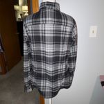 Columbia  Purdue University Sportswear Long Sleeve black gray Plaid Flannel Shirt Photo 3