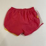 Nike FitDry Tempo Running Shorts Women’s Medium Red Yellow Trim Activewear Photo 1