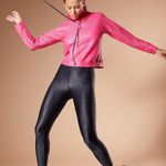 Koral Activewear Pump Netz open mesh pullover in infrared hot pink size S small Photo 1