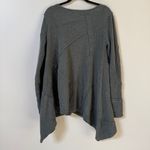 Donna Karan Wool & Cashmere Asymmetrical long sleeve Sweater in green Medium Photo 1