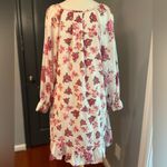 Free People  Carmella Mini Floral Boho Cotton Dress Pink Florals Photo 8