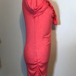 TIFFANY & GREY CORAL FITTED SLOUCH LONG SLEEVE LIGHTWEIGHT TOP SIZE MED Orange Photo 3