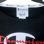 Champion  French Terry Campus Cropped Wide Crewneck Sweatshirt Small Flawless Photo 2