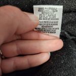 Altar'd State 29.  charcoal knobby polka dot black lace hem cardigan size large Photo 7