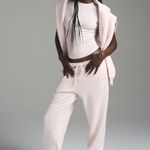 SKIMS  joggers cotton fleece classic lounge pants barely pink strawberry milk Photo 14