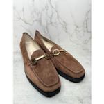 Amalfi Rangoni Loafers Womens Size 12.5 Suede Walk On Air Brown Slip On Shoes Photo 4