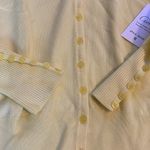 Cielo new with tags yellow button down cardigan Gold Size M Photo 4