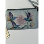 NWT! ANUSCHKA Convertible Organizer Crossbody Clutch Humming Birds RFID (b25) Photo 2