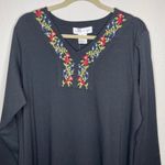 Susan Graver  Embroidered Dress Black NWT‎ Photo 4