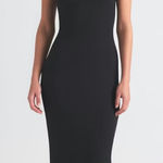 SKIMS  Cotton Rib Maxi Dress in Soot Black Size Medium Photo 0