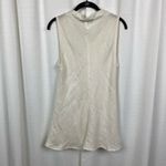 Flax Cream Linen Tank&Long Sleeve Open Drape Front Jacket Sz.S Photo 3
