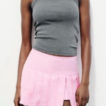 ZARA  pink pleated skort women’s size large new with tags‎ modern contemporary Photo 0
