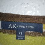 Anne Klein  XSP Linen Striped Open Cardigan Shrug Petite Photo 2