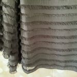 Alfani  Black Fringe Blouse Photo 2