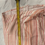 Como vintage PLUS SIZE  Pink and Cream Striped Blouse Photo 8