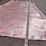 AVON Intimates Vintage Pink Satin Asymmetrical Slip Dress Photo 7