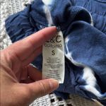 C&C California Athletic Shorts Blue and White Tie-Dye Photo 7