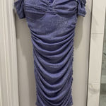 Purple Sparkly Strapless Party Dress, Summer Haus Size M Photo 0