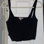Amuse Society Black basic knit crop Photo 0