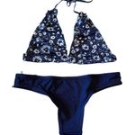 TAVIK Bikini Set Lily Triangle Jayden Bottom Floral Small Medina Evening Blue Photo 14