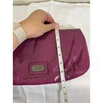 Nine West Women's Clutch Purse Purple Snakeskin One Size Photo 8