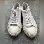Calvin Klein  Size 5 1/2 White Sneakers NWOT‎ Photo 3