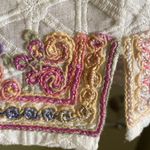 Calypso St. Barth  Sashka V-Neck Embroidered Dress, Coconut XS *FLAWED Photo 4