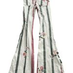 Urban Outfitters BDG Floral Printed Flare Jean 24 Women’s White Photo 2