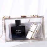 Clear and gold acrylic purse! Super cool! Gold Photo 5