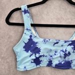 Blue Purple Tie Dye Swimwear Swimsuit Sports Bra Style Bikini Top Small Photo 4