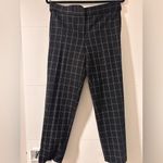 Amanda & Chelsea  Windowpane Print Pants Photo 2