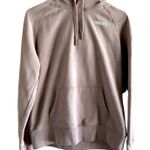 Gymshark Logo Fleece Hoodie Pullover Athletic Raglan Cotton Dusty Pink Small Photo 0