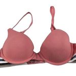 Tommy Hilfiger 34A salmon pink micro push up bra Photo 0