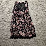 Xhilaration  Black Floral Lace Dress Size L Photo 1