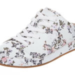 Rag and Bone Floral Leather Mule Slip On Lace Up Sneakers Boho Size 39.5/9.5 Photo 0