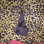 Black & Brown Leopard Print Marielena Collezione Pencil Skirt Size Medium Photo 5