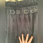 Bebe  Sweatpants Vintage Pants Bottoms Black Women Size Medium Active Photo 3