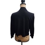 Christopher & Banks Petite Black Cardigan Sweater Cropped Open Front P/XL Photo 1