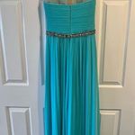 Sherri Hill NWT Teal  Gown Size 2 Photo 7