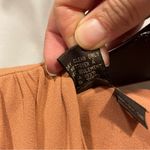 Anne Klein Stunning vintage apricot silk twist front power dress luxury midi Photo 6