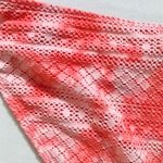 Aerie Pink White Coral Crochet Bikini Bottom Photo 3