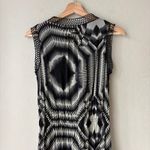 Jean Paul Gaultier Soleil 90s Gown Black Geo Optical Illusion Maxi Dress Size M Size M Photo 5