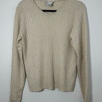 Pendleton Vintage  Women’s Silk Cashmere Blend Sequin Beige Cardigan Size M Photo 0