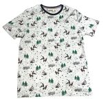 Free Planet T-Shirt Christmas Print All Over Santa Short Sleeve Photo 9