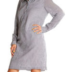 Lilly Pulitzer Womens Navy & White Striped Long Sleeve Shirt Dress - Sz 4 Photo 0