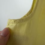 Eileen Fisher Yellow 100% Irish Linen Tank Top Sz 1X Coastal Lightweight Resort Photo 5